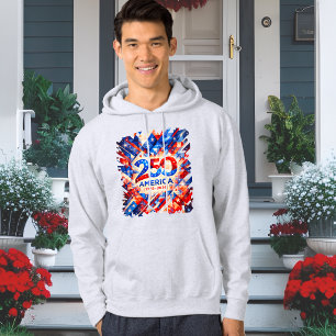 America 250th Anniversary 1776–2026 USA Patriotic Hoodie