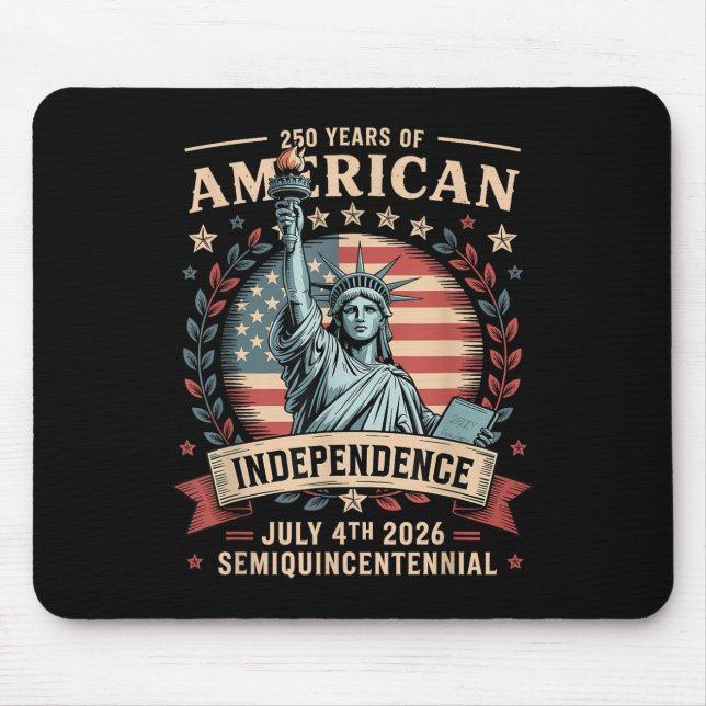 America 250th Anniversary 250 Years America  Mouse Pad (Front)