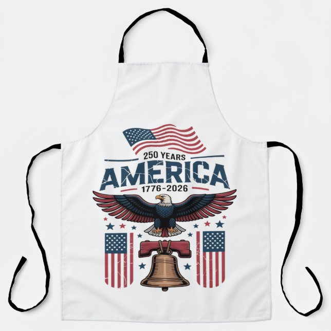 america 250th anniversary apron (Front)