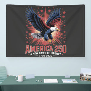 America 250th Anniversary Banner