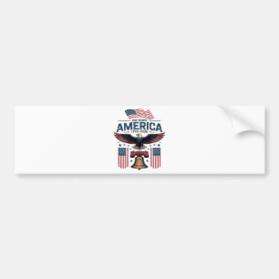 america 250th anniversary bumper sticker
