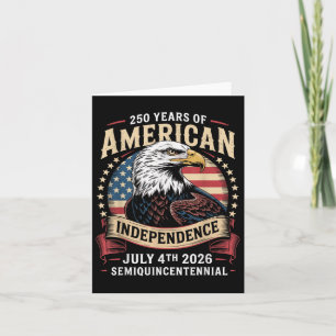 America 250th Anniversary Celebration 250 Years Am Card