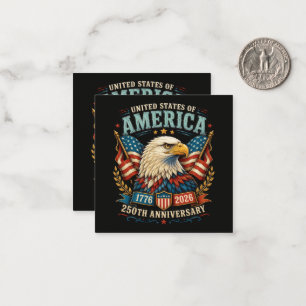 America 250th Anniversary Celebration Eagle Card