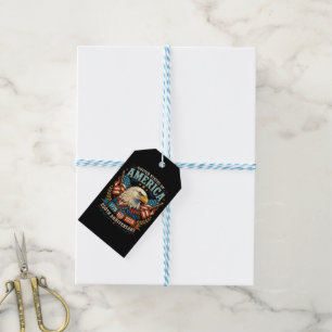 America 250th Anniversary Celebration Eagle Gift Tags