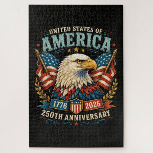 America 250th Anniversary Celebration Eagle Jigsaw Puzzle