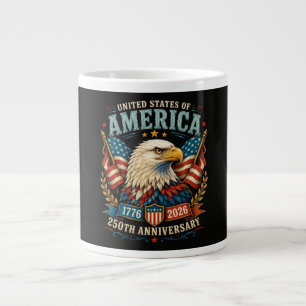 America 250th Anniversary Celebration Eagle Large Coffee Mug