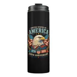 America 250th Anniversary Celebration Eagle Thermal Tumbler