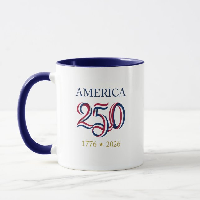 America 250th Anniversary Celebration Gift Mug (Left)