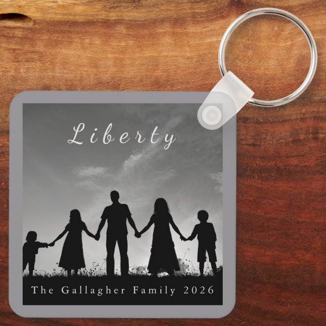 America 250th Anniversary Eagle Custom Keychain (Back)