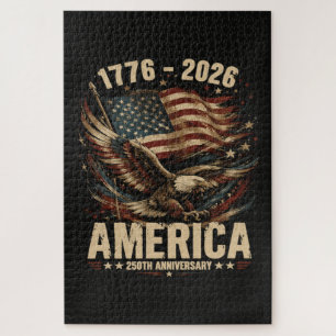 America 250th Anniversary Eagle Patriotic Jigsaw Puzzle