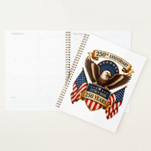 America 250th Anniversary Eagle Planner