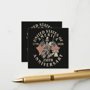 America 250th Anniversary Enclosure Card