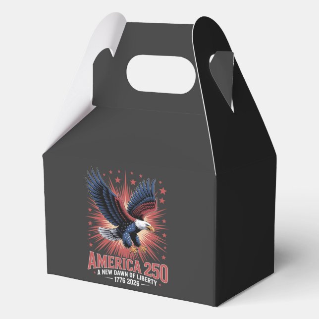 America 250th Anniversary Favour Box (Front)