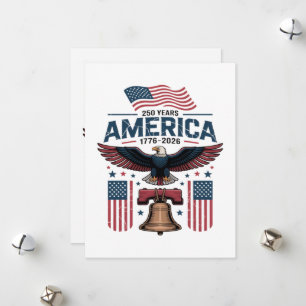 america 250th anniversary holiday card