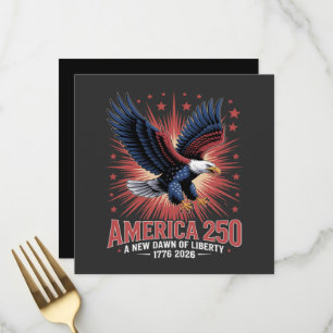 America 250th Anniversary Menu