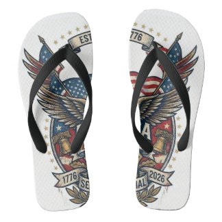 America 250th Anniversary Patriotic 1776 Freedom Thongs