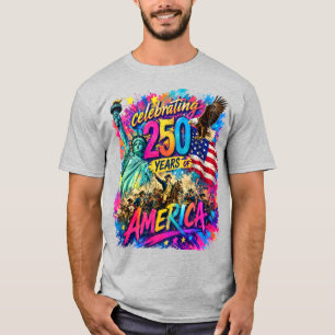 America 250th Anniversary Patriotic  T-Shirt