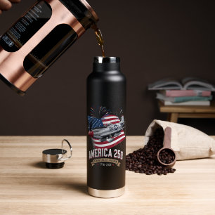 America 250th Anniversary Plane Water Bottle