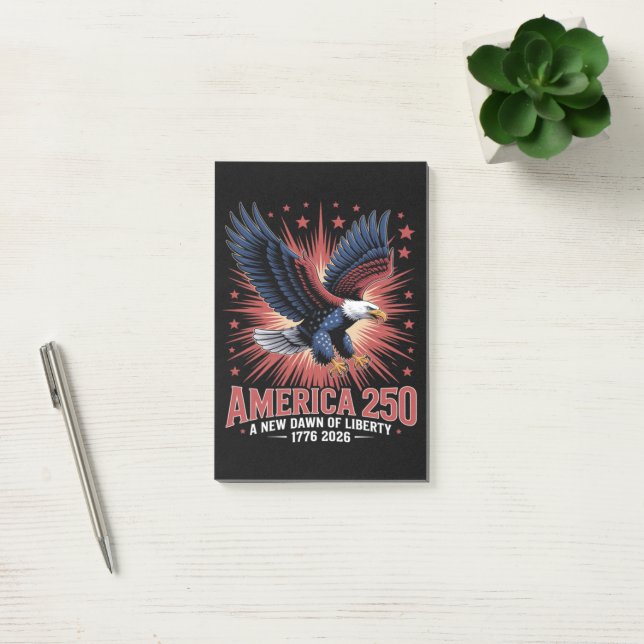 America 250th Anniversary Post-it Notes (Office)