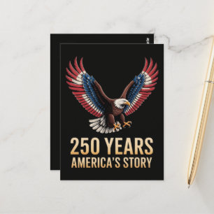 America 250th Anniversary Postcard
