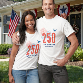 America 250th Anniversary Retro Freedom T-Shirt