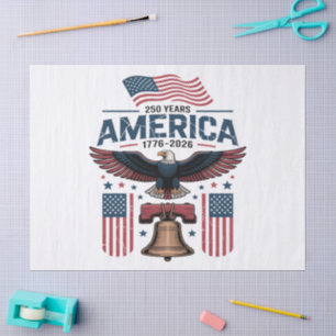 america 250th anniversary tissue paper