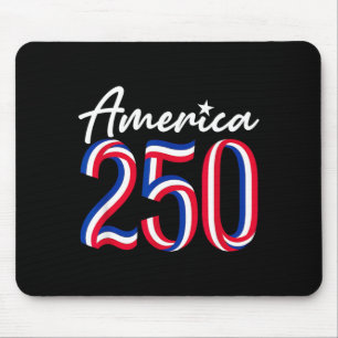 America 250th Anniversary USA Flag 4th of July 250 Mouse Pad