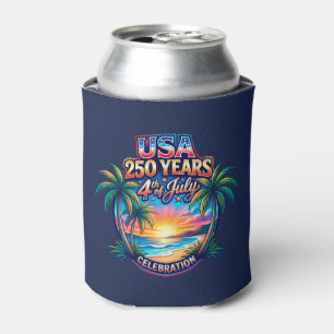 America 250th anniversary USA Palm Beach Can Cooler