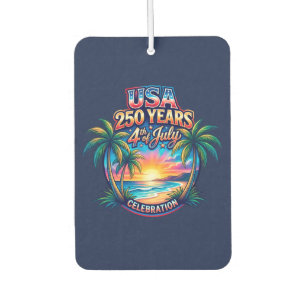 America 250th anniversary USA Palm Beach Car Air Freshener