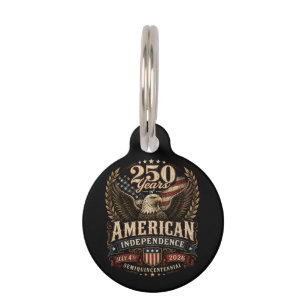 America 250th Anniversary usa Pet Tag