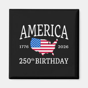 America 250th Birthday 1776-2026 Independence Day Magnet