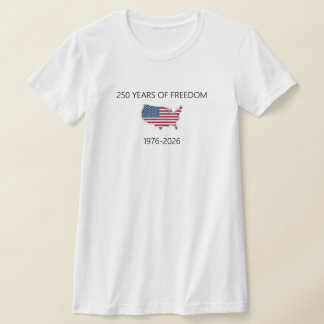 America 250th Birthday Tshirt – July 4, 2026 