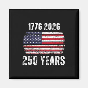 America 250th Birthday Us Flag Happy 250 Years Arm Magnet
