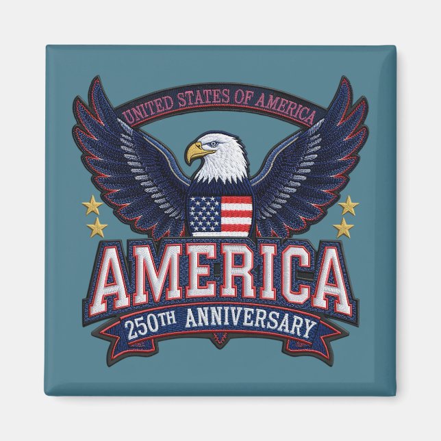 America 250th Celebration Magnet (Front)