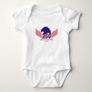 America 250th-Spirit of Freedom-Light background Baby Bodysuit