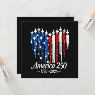America 250th Years Heart Flag
