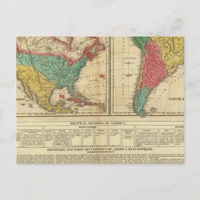 America 3 postcard (Front)