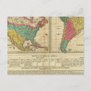 America 3 postcard