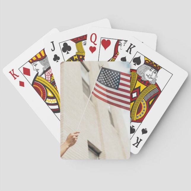 America 4 playing cards (Back)