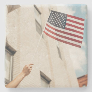 America 4 stone coaster