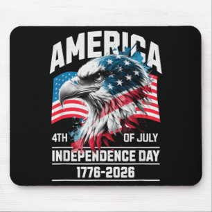 America 4TH of July Independence Day 1776-2026 Mouse Pad