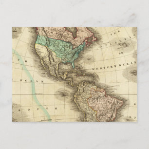America 5 postcard