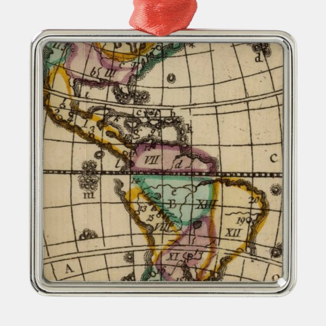 America 6 metal tree decoration (Front)