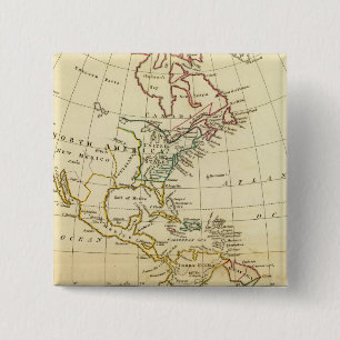 America 7 15 cm square badge