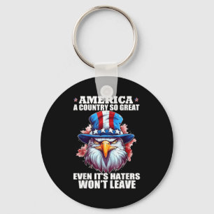 America a country great even haters won't leave key ring
