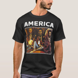 America America Album Rock Band T-Shirt