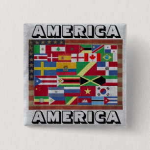 AMERICA AMERICA Button