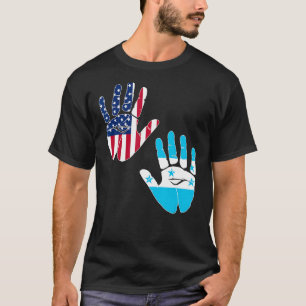 America American Honduras Catracho Catracha DNA Fl T-Shirt