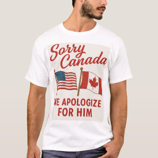 America and Canada Design  T-Shirt
