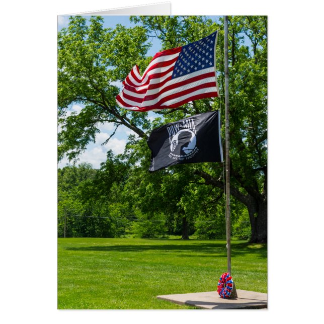America And POW Flags (Front)